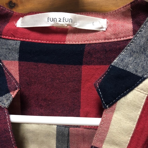 ModCloth Fun2Fun Plaid Flannel Tunic - Picture 3 of 11